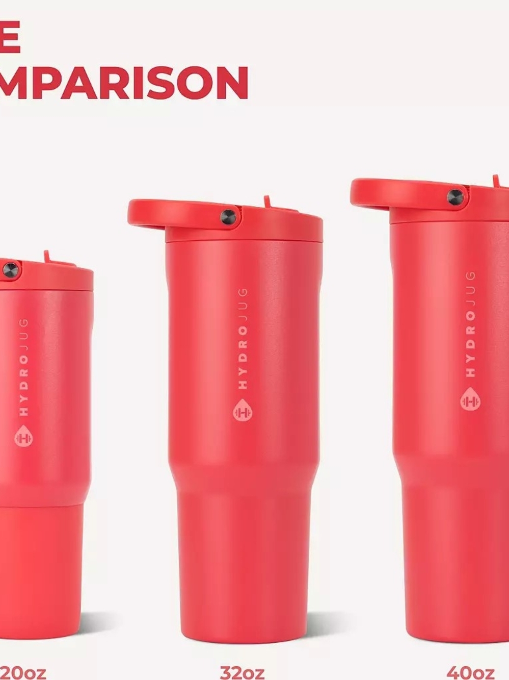 HydroJug Red Insulated Travel Tumbler - 32oz